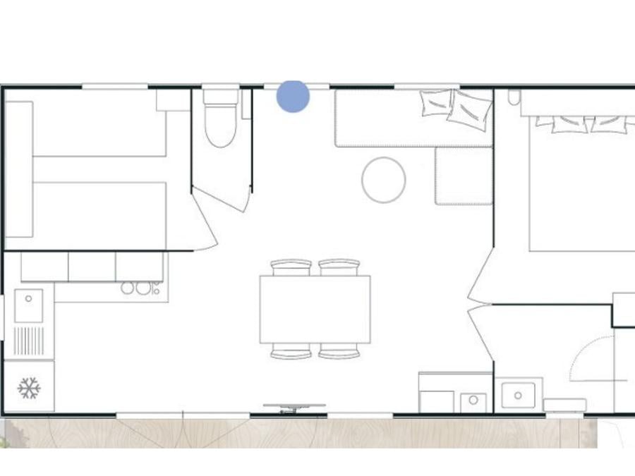Mobilhome 6 personnes - EVASION - 2 chambres - TV 10