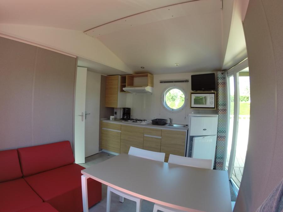 Mobilhome 6 personnes - 2 chambres + terrasse au sol 1