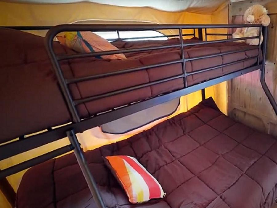 Lodge 5 personnes - Tente Ecolodge Premium 34m² - 2 chambres - terrasse couverte 4