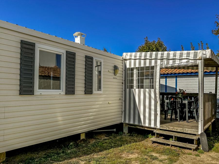 Mobilhome 6 personnes - Mobil-home Bermudes 3 chambres avec terrasse 1/6 pers 0