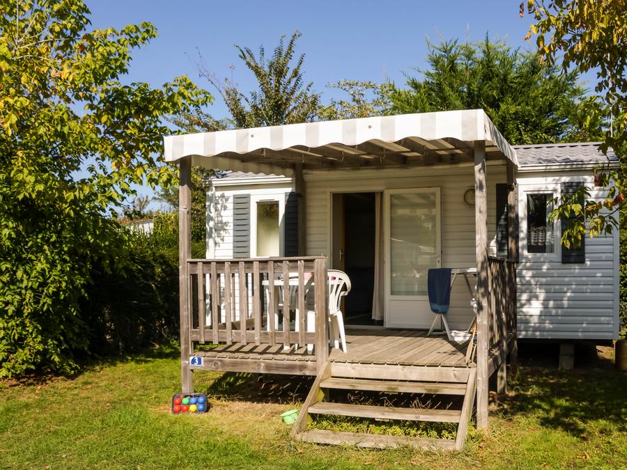 Mobilhome 2 personnes - Mobil-home Bikini 1 chambre avec terrasse 1/2 pers 0