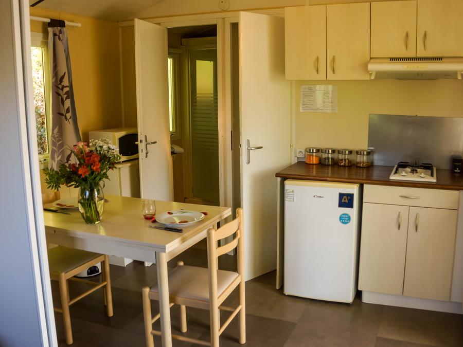 Mobilhome 2 personnes - Mobil-home Bikini 1 chambre avec terrasse 1/2 pers 4