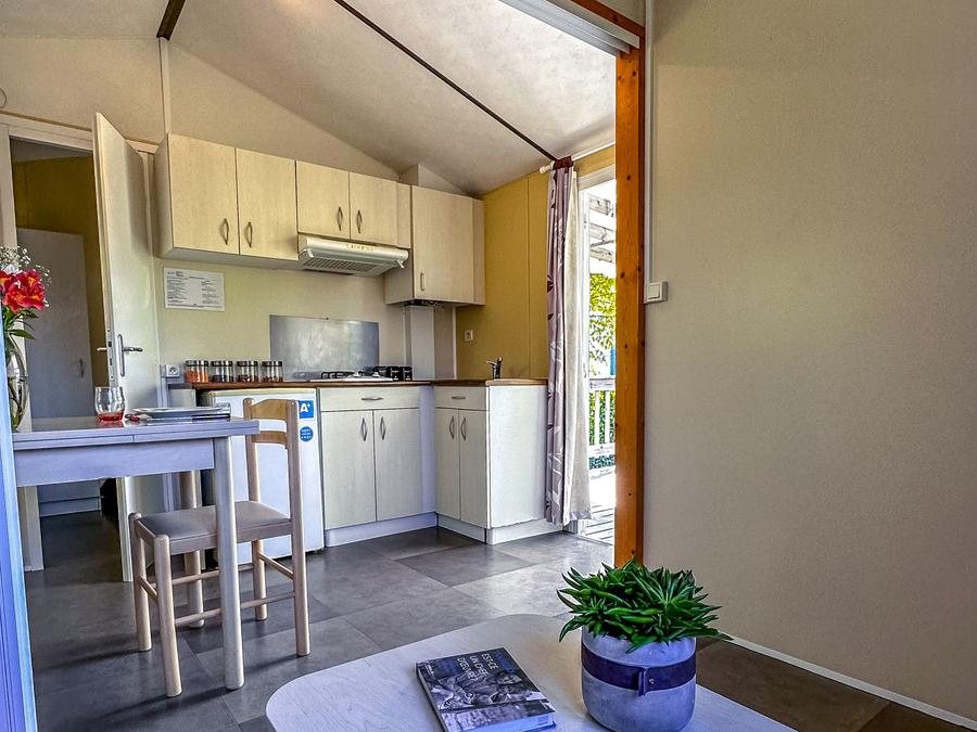 Mobilhome 2 personnes - Mobil-home Bikini 1 chambre avec terrasse 1/2 pers 5