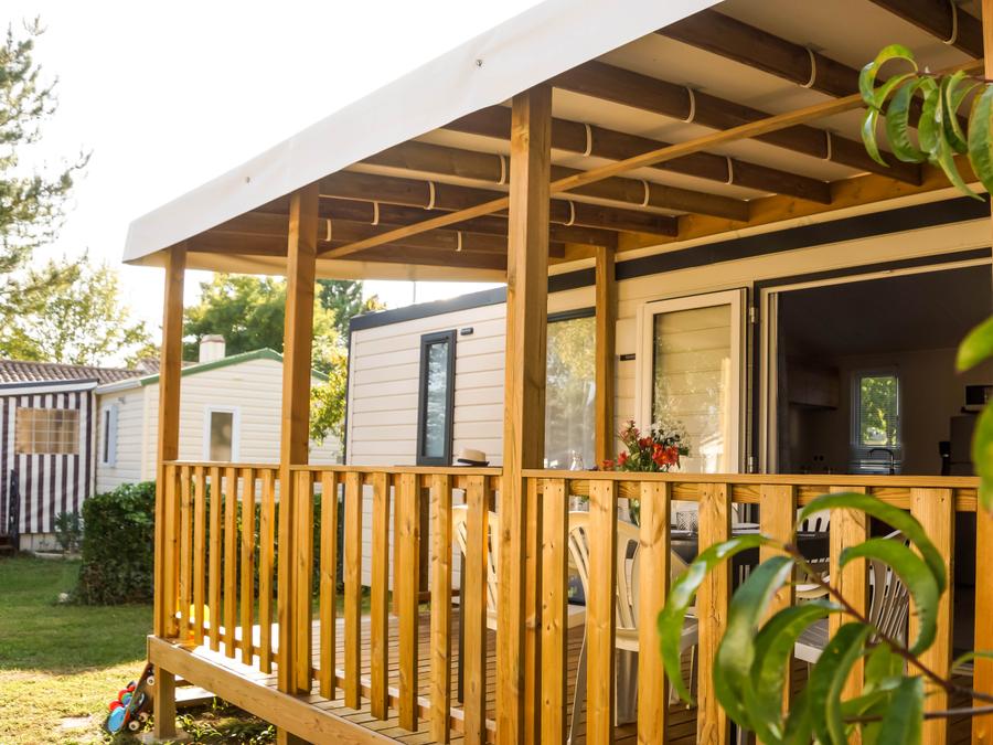 Mobilhome 5 personnes - Mobil-home Toscane 2 chambres avec terrasse 1/5 pers 0