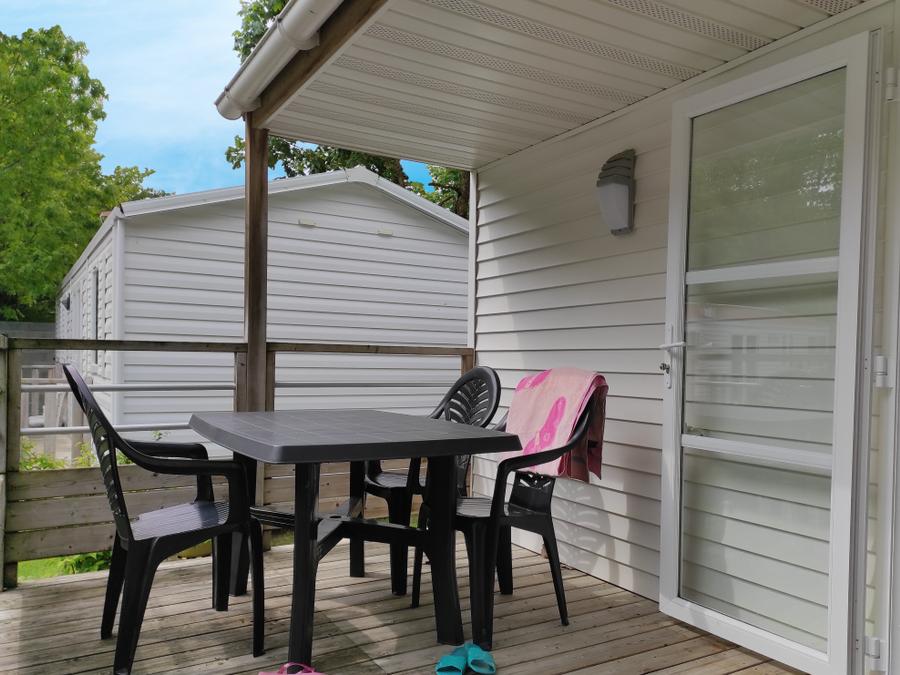 Mobilhome 4 personnes - LOCATION MOBILHOME TI 26m² avec terrasse semi-couverte (2 chambres) 4 pers. CONFORT 4 pers 6