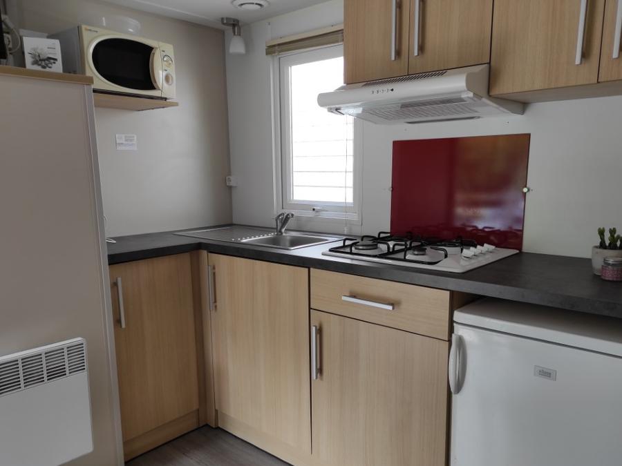 Mobilhome 4 personnes - LOCATION MOBILHOME TI 26m² avec terrasse semi-couverte (2 chambres) 4 pers. CONFORT 4 pers 9