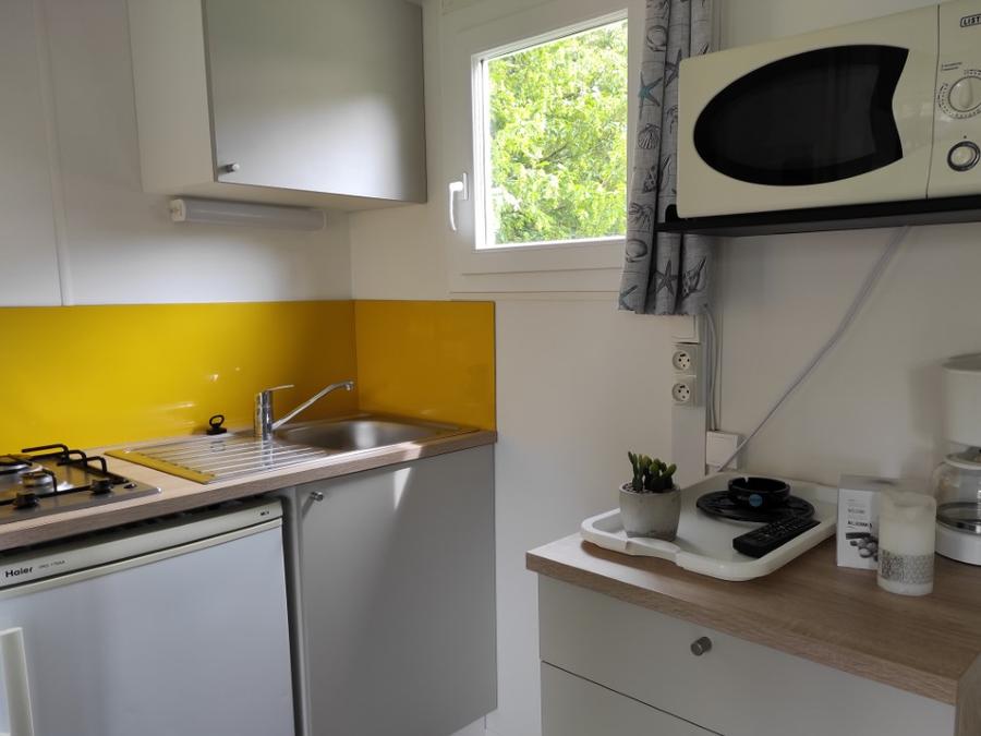 Chalet 6 personnes - LOCATION CHALET 28m² TV (2 chambres) CONFORT 4/6 pers 14