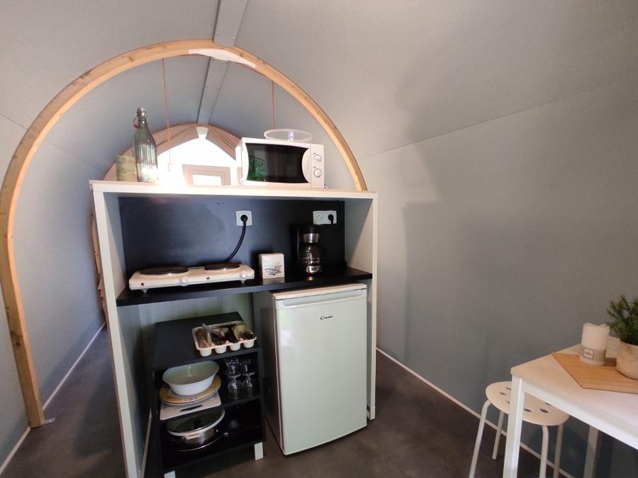 Hébergement 2 personnes - Coco Sweet 1 chambre sans sanitaires (sanitaires communs du camping) 2 pers 10
