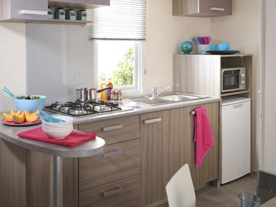Mobilhome 4 personnes - LOCATION MOBILHOME 28m² (2 chambres) 4 pers. TV - CONFORT 4 pers 1