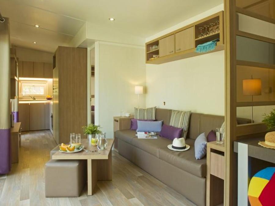 Mobilhome 8 personnes - LOCATION MOBILHOME 40M² (3 chambres - 2 SDB) PREMIUM TV CLIMATISATION LAVE VAISSELLE 6/8 pers 2