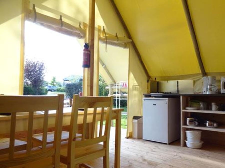 Tente 5 personnes - LOCATION TENTE LODGE 20m² (2 chambres) 4/5 pers 1