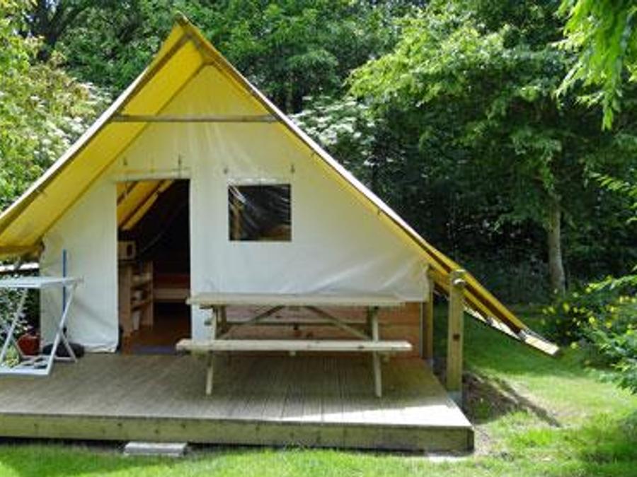 Tente 5 personnes - LOCATION TENTE LODGE 20m² (2 chambres) 4/5 pers 0