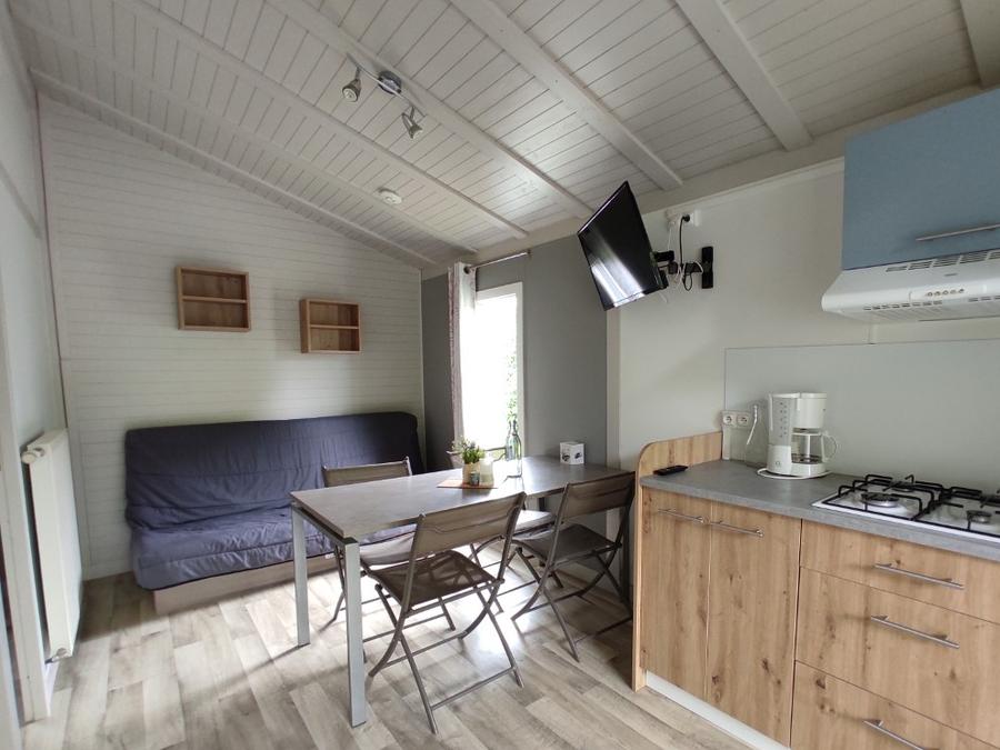 Chalet 7 personnes - LOCATION CHALET 30m² (2 chambres) TV CONFORT 5/7 pers 6