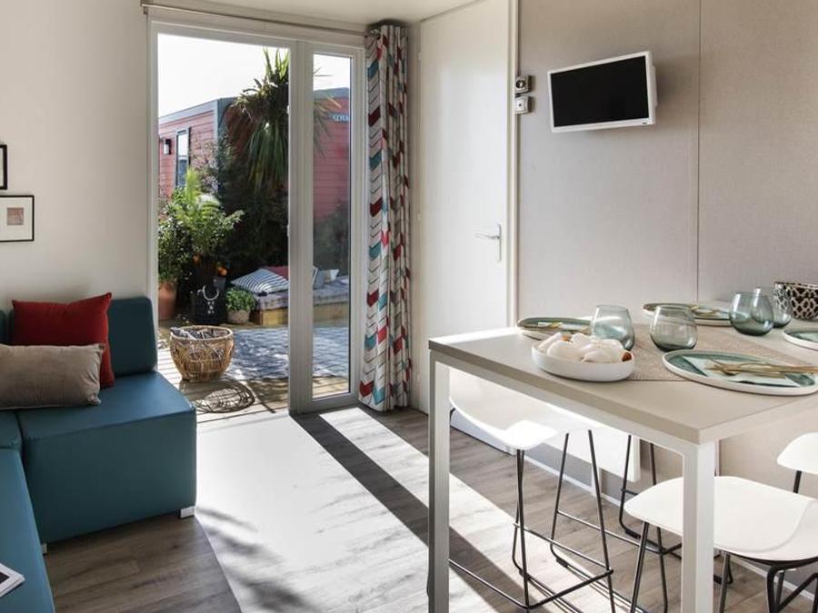 Mobilhome 6 personnes - Mobilhome 4/6 personnes 2 chambres 2 SDB PREMIUM TV CLIMATISATION LAVE VAISSELLE 6 pers 2