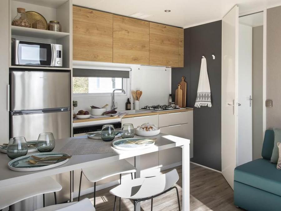 Mobilhome 6 personnes - Mobilhome 4/6 personnes 2 chambres 2 SDB PREMIUM TV CLIMATISATION LAVE VAISSELLE 6 pers 1