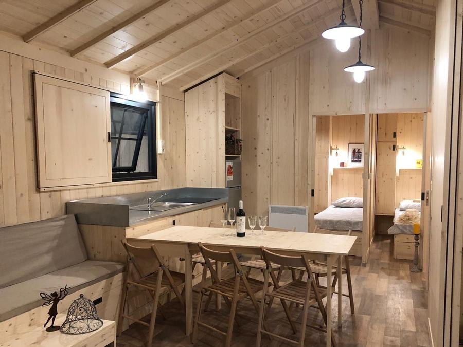 Chalet 7 personnes - CABANE LODGE PREMIUM BORA BORA 3 CH 7 PERS CLIM TV LAVE VAISSELLE 7 pers 4