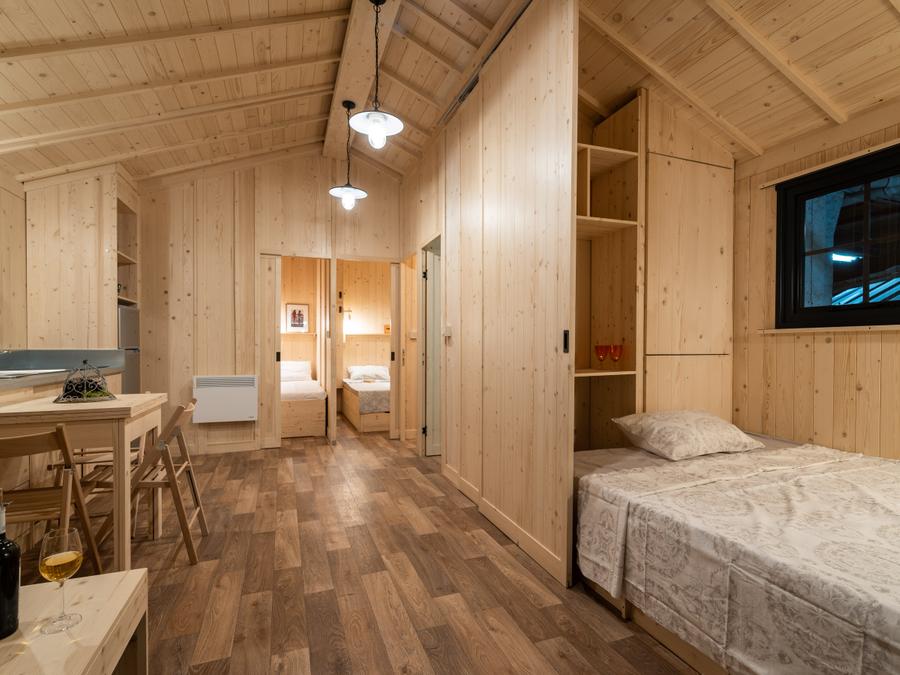 Chalet 7 personnes - CABANE LODGE PREMIUM BORA BORA 3 CH 7 PERS CLIM TV LAVE VAISSELLE 7 pers 11