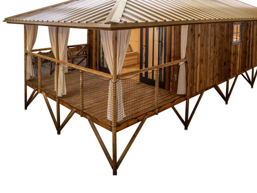 Chalet 7 personnes - CABANE LODGE PREMIUM BORA BORA 3 CH 7 PERS CLIM TV LAVE VAISSELLE 7 pers 0