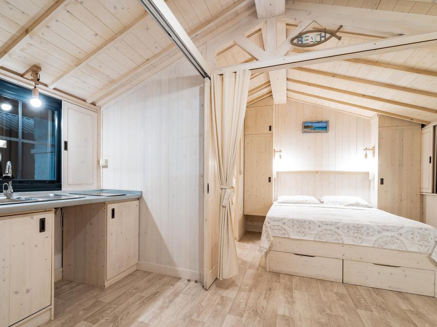 Chalet 4 personnes - CABANE LODGE PREMIUM SOLARO 1 CH 2/4 PERS CLIM TV 4 pers 3