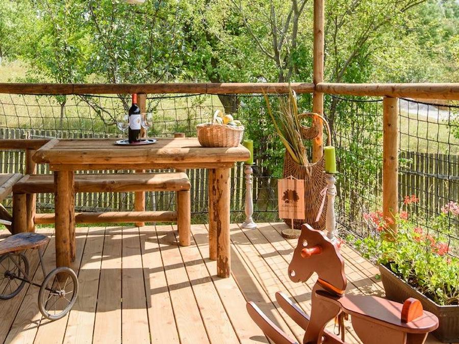 Chalet 4 personnes - CABANE LODGE PREMIUM SOLARO 1 CH 2/4 PERS CLIM TV 4 pers 0
