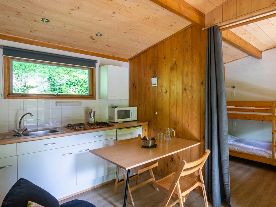 Chalet 4 personnes - Chalet Noisetier - 1 chambre - personnes supplémentaires possible en supplément, contacter le camping 1