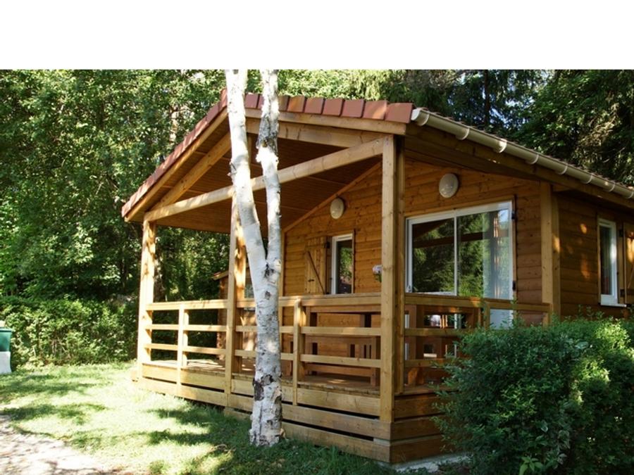 Chalet 4 personnes - Chalet Bouleau - 2 chambres - personnes supplémentaires possible en supplément, contacter le camping 0