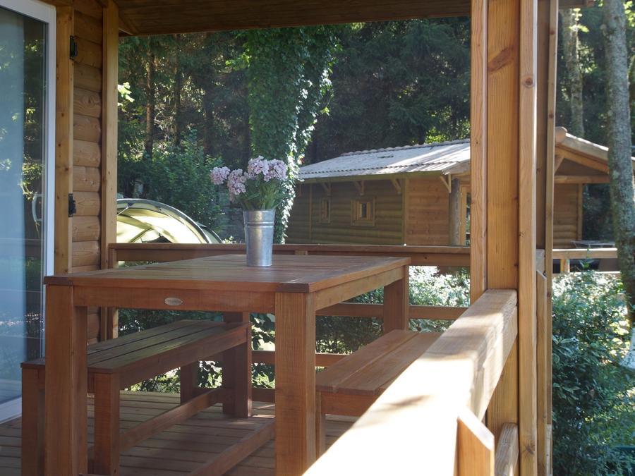 Chalet 4 personnes - Chalet Bouleau - 2 chambres - personnes supplémentaires possible en supplément, contacter le camping 2