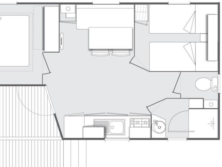 Mobilhome 4 personnes - CONFORT tv en supplément 3