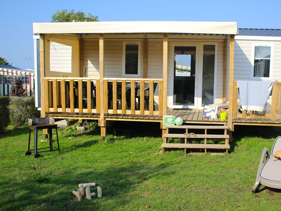 Mobilhome 4 personnes - Supérieur - 2 chambres + 2 sdb - arrivées du mercredi 1