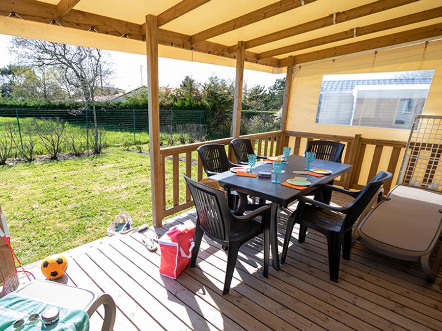 Mobilhome 4 personnes - Supérieur - 2 chambres + 2 sdb - arrivées du mercredi 6