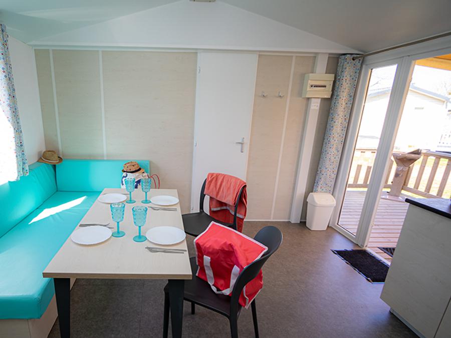 Mobilhome 4 personnes - Supérieur - 2 chambres + 2 sdb - arrivées du mercredi 8