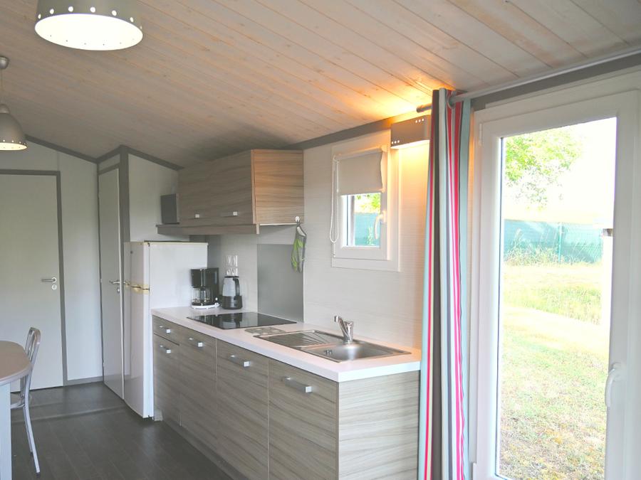 Chalet 6 personnes - Chalet 35m² (3 chambres) avec terrasse couverte 6 pers 11