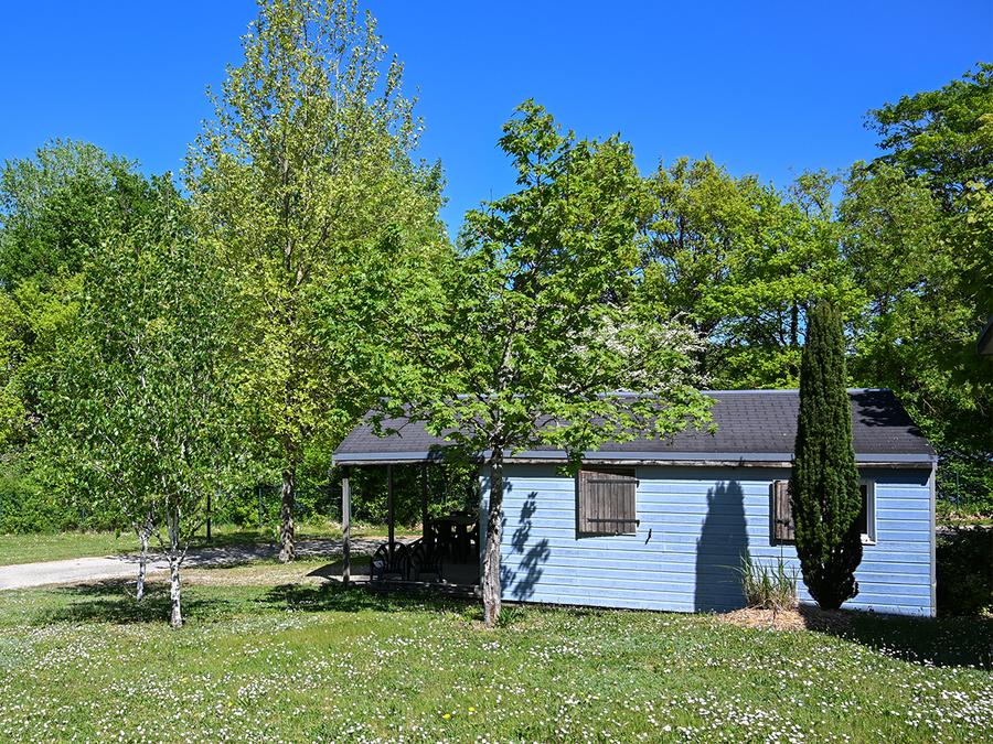 Chalet 4 personnes - Chalet 24m² (2 chambres) avec terrasse couverte 4 pers 5