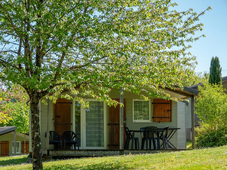 Chalet 4 personnes - Chalet 28m² (2 chambres) avec terrasse couverte 4 pers 6