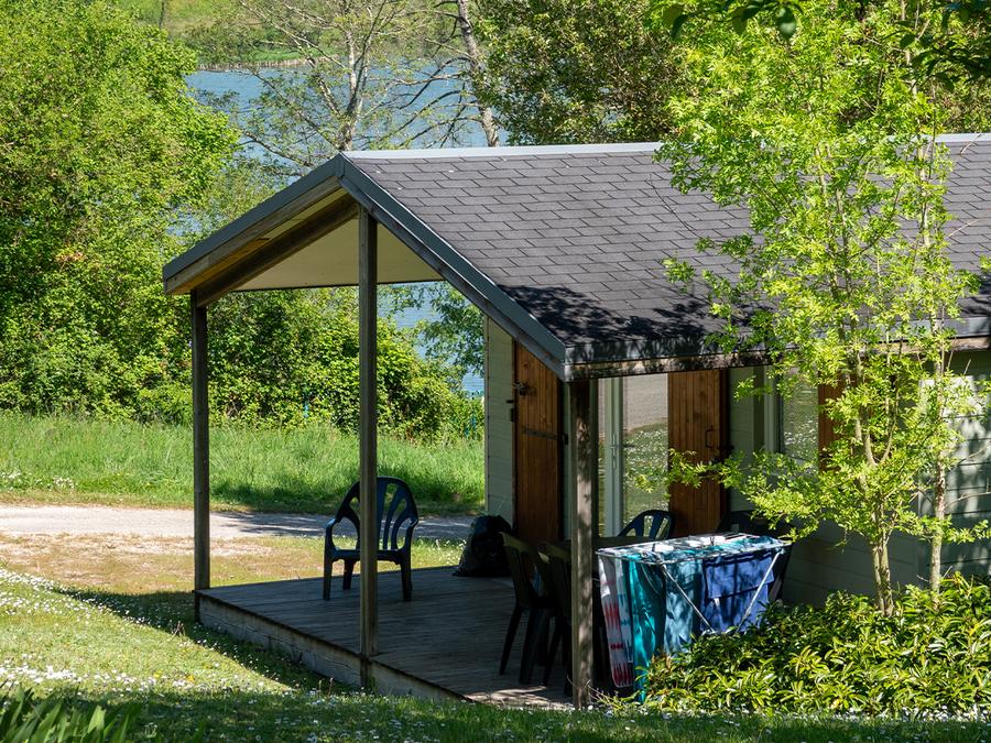 Chalet 4 personnes - Chalet 28m² (2 chambres) avec terrasse couverte 4 pers 5