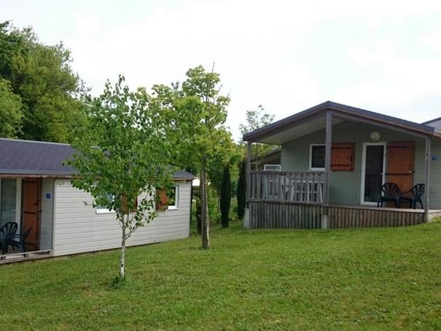 Chalet 4 personnes - Chalet 28m² (2 chambres) avec terrasse couverte 4 pers 3
