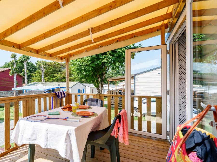 Mobilhome 2 personnes - Mobil-home Escale 20m² - 1 chambre + Télévision 8
