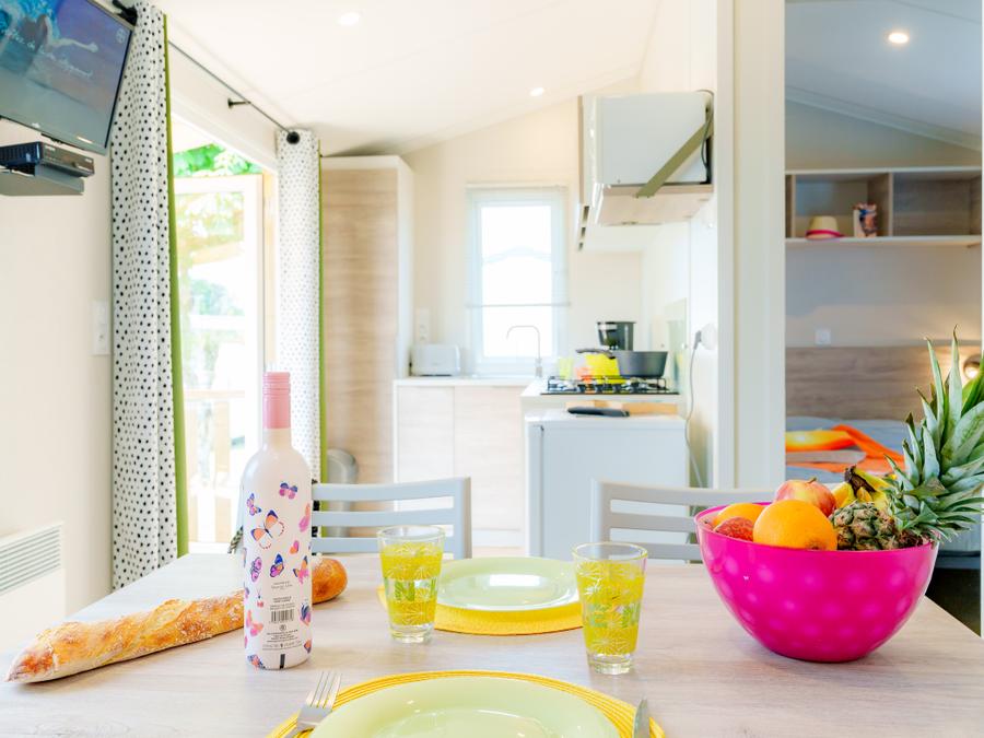 Mobilhome 2 personnes - Mobil-home Escale 20m² - 1 chambre + Télévision 4