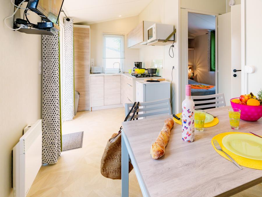 Mobilhome 2 personnes - Mobil-home Escale 20m² - 1 chambre + Télévision 6