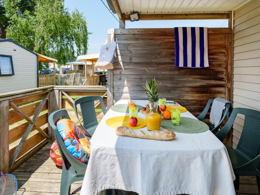Mobilhome 4 personnes - Mobil-home Escapade 24m² - 2 chambres + Télévision 16