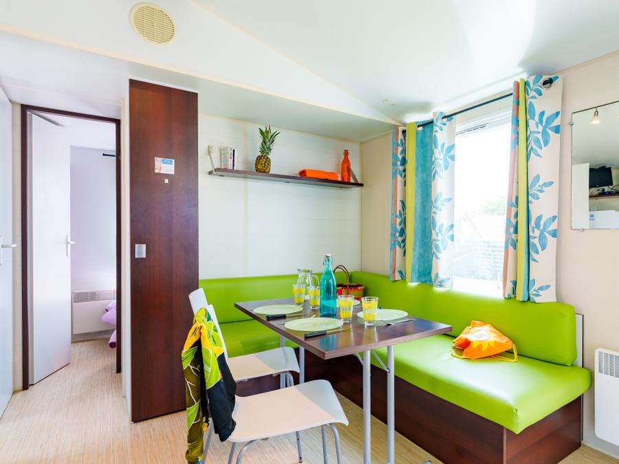 Mobilhome 4 personnes - Mobil-home Escapade 24m² - 2 chambres + Télévision 17