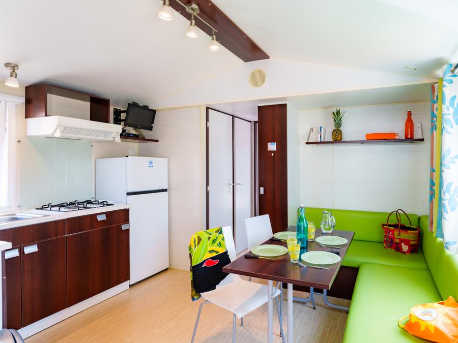 Mobilhome 4 personnes - Mobil-home Escapade 24m² - 2 chambres + Télévision 2