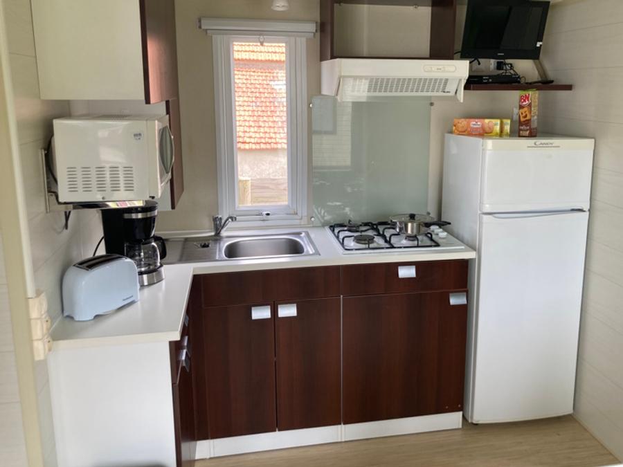 Mobilhome 4 personnes - Mobil-home Escapade 24m² - 2 chambres + Télévision 12