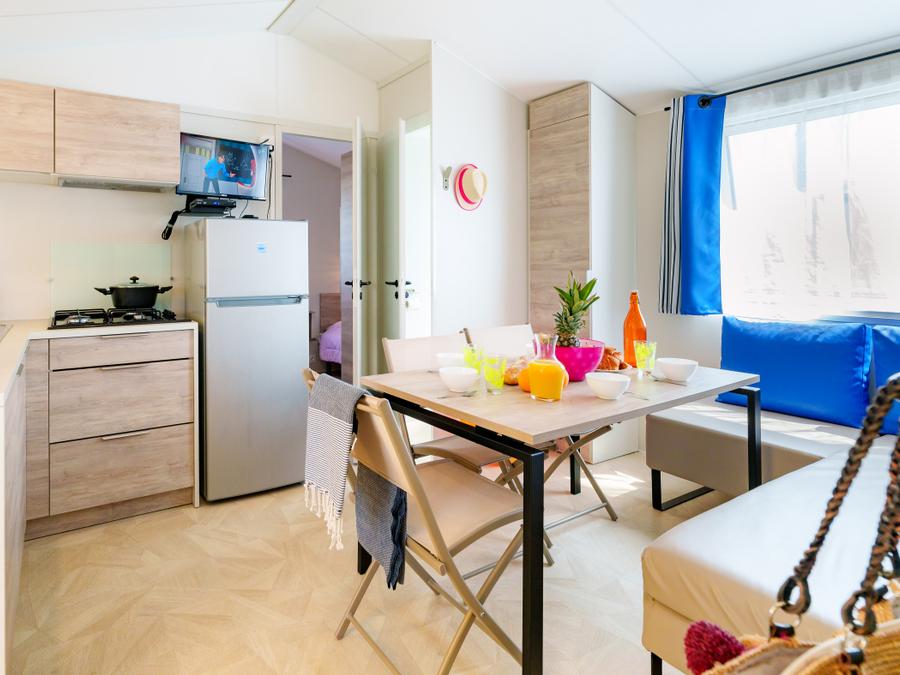 Mobilhome 5 personnes - Mobil-home Club 5 27m² - 2 chambres + Télévision 2