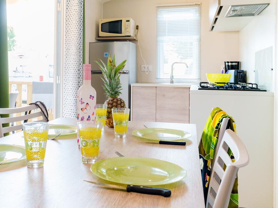 Mobilhome 4 personnes - Mobil-home Escapade Premium 27m² - 2 chambres + télévision 2