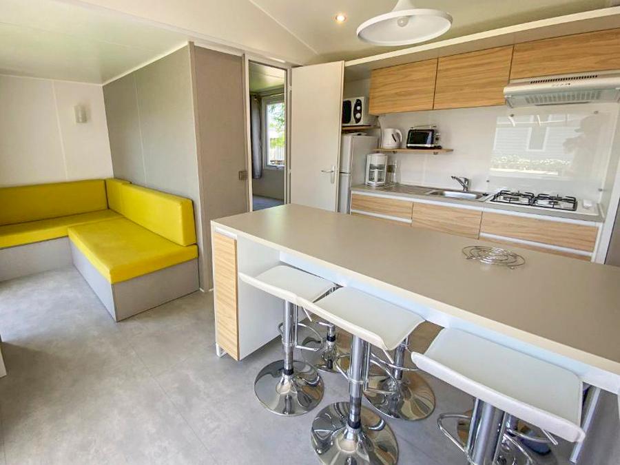 Mobilhome 6 personnes - Mobil Home 3 chambres 6 pers Terrasse semi-couverte TV 2