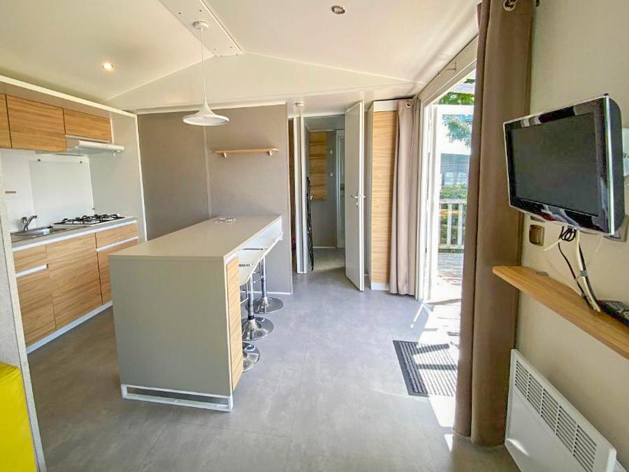 Mobilhome 6 personnes - Mobil Home 3 chambres 6 pers Terrasse semi-couverte TV 3