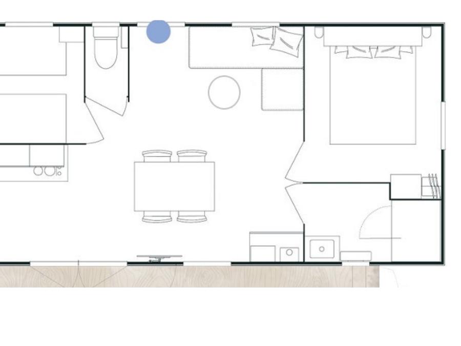 Mobilhome 6 personnes - EVASION - 2 chambres - TV 6