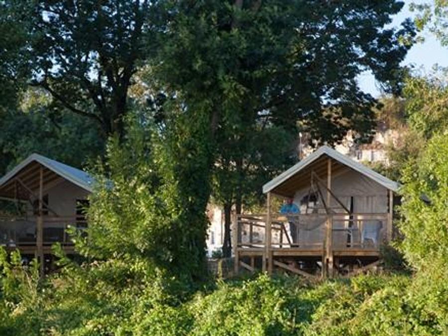 Tente en toile et en bois 4 personnes - Ecolodge (sur pilotis) sans sanitaires 4