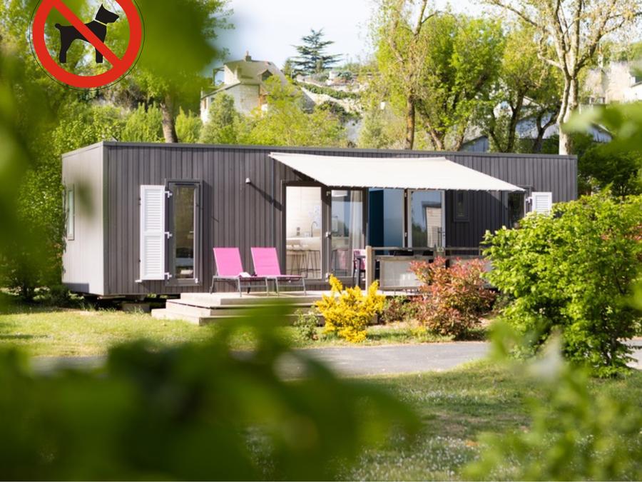 Mobilhome 4 personnes - Cottage premium 2 chambres 2 salles de bain, TV, terrasse couverte 0